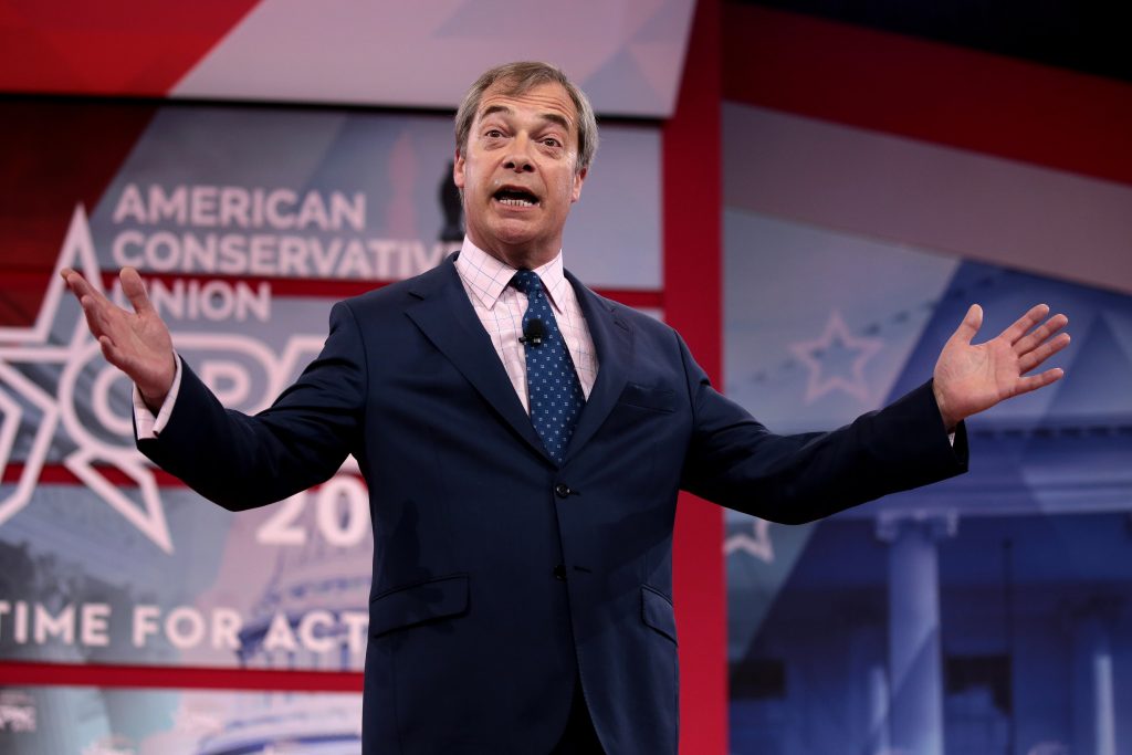 Următorul proiect al lui Farage: După Brexit, „eliberarea de China”