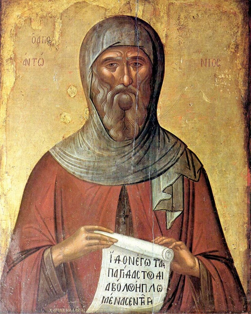 Calendar ortodox 17 ianuarie. Sfântul Cuvios Antonie cel Mare, părintele călugărilor