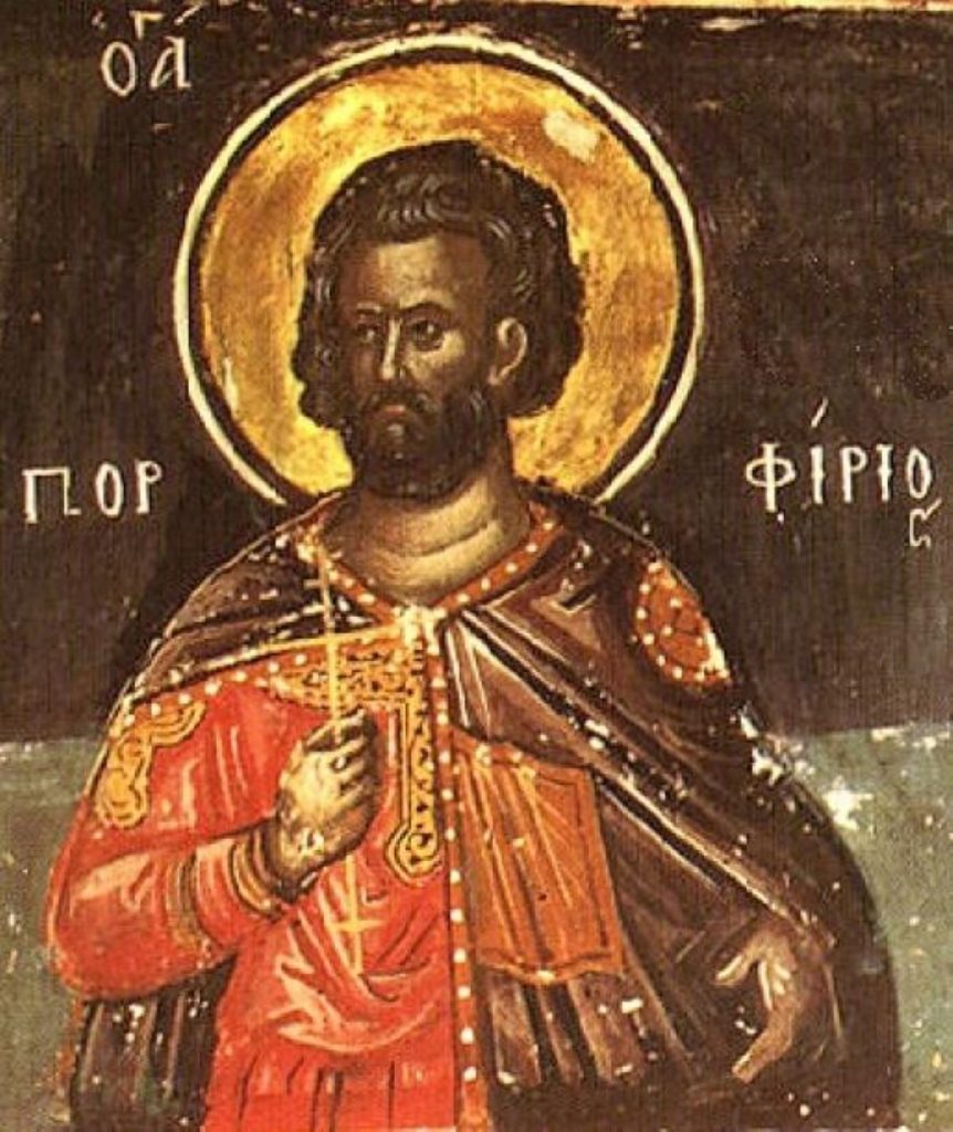 Calendar creștin ortodox, 26 februarie: Sfântul Porfirie
