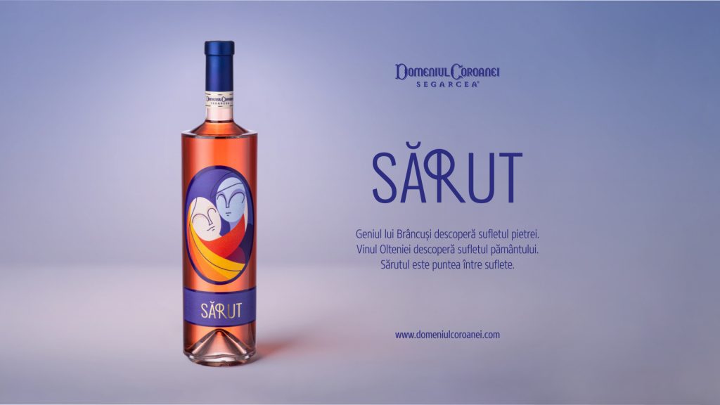 SĂRUT, noul vin rose de la Domeniul Coroanei Segarcea, este un omagiu adus sculptorului Constantin Brâncuși