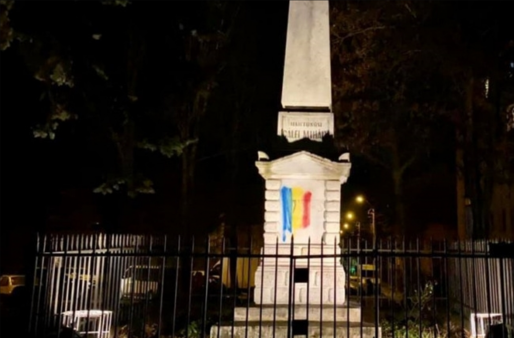 Monumentul Secuilor Martiri din Târgu Mureș a fost vandalizat. UDMR condamnă