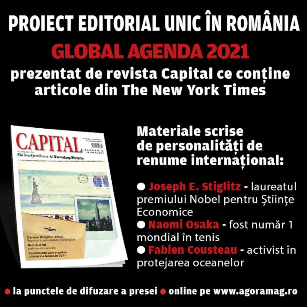Proiect editorial unic în Romania: Revista Capital cu articole din The New York Times