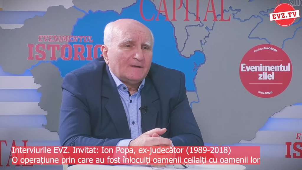 Interviu-eveniment. Fostul judecător Ion Popa, despre „Experimentul Justiția Română”, gândit din afara țării și aplicat în interior