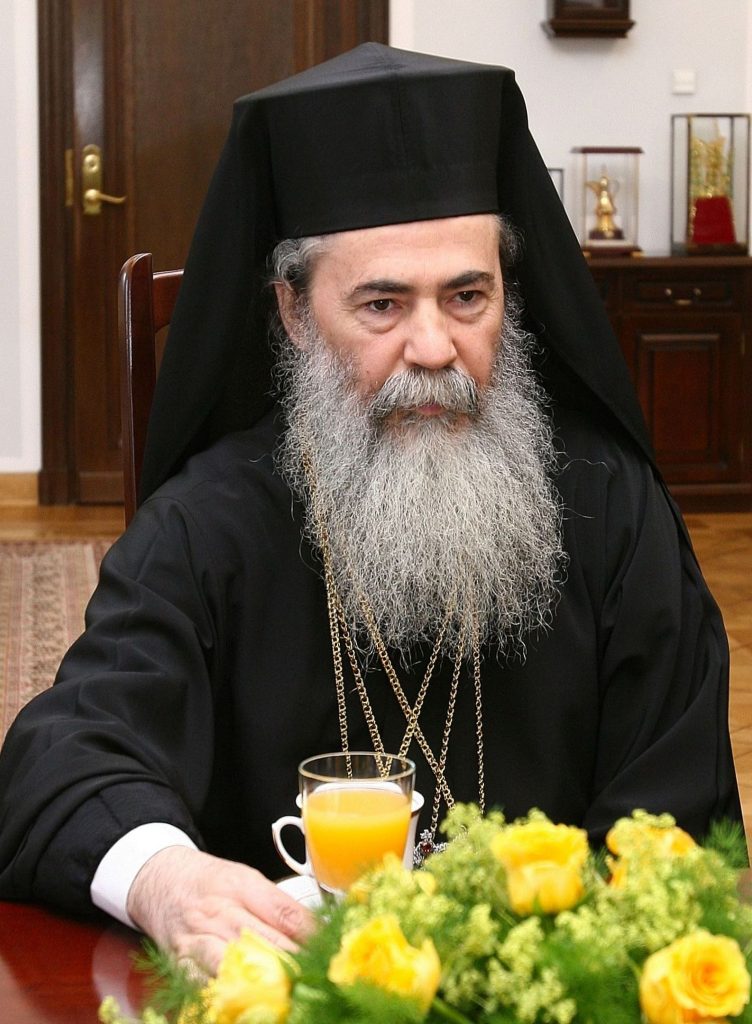 Patriarhul Ierusalimului condamnă „atacul terorist” asupra Bisericii Ortodoxe Române