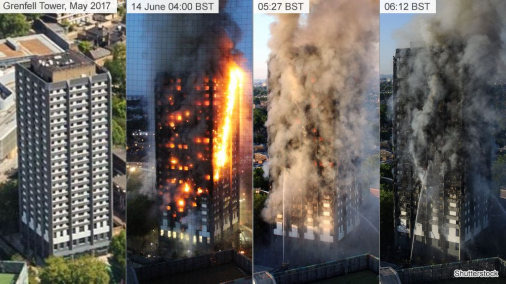Supraviețuitor al incendiului de la Grenfell Tower din Londra:”Firmele rele trebuie să plătească” !