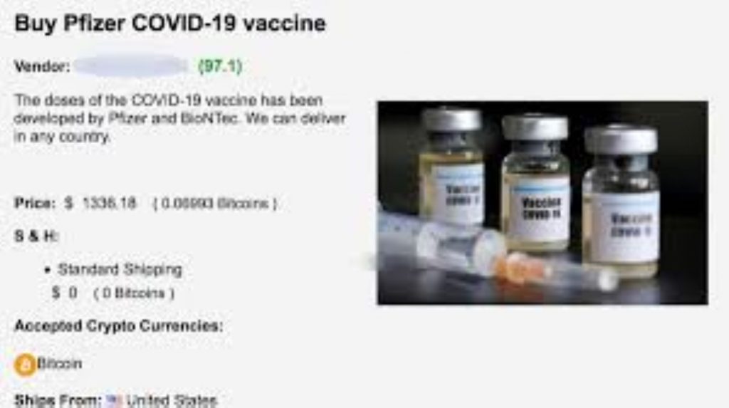 Vrei să îți cumperi vaccin împotriva Covid-19? Prețul astronomic practicat pe Darknet