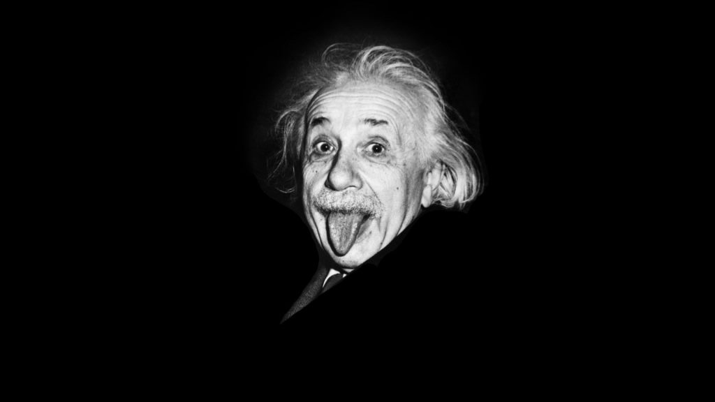 De ce scoate Albert Einstein limba în poză?