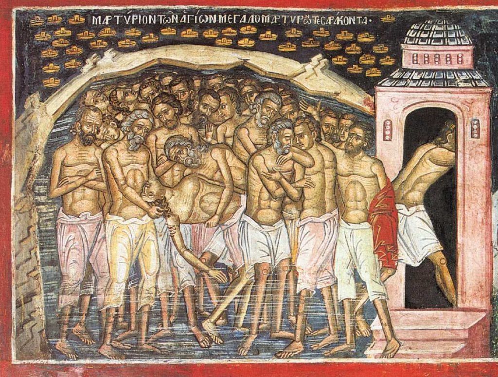 Calendar Ortodox, 9 martie. Ziua celor 40 de Mucenici din Sevastia
