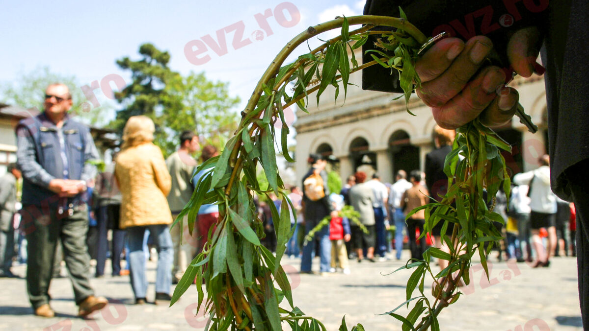 Calendar ortodox, 17 aprilie. Este zi de mare sărbătoare. Românii sărbătoresc Intrarea Domului în Ierusalim sau Duminica Floriilor
