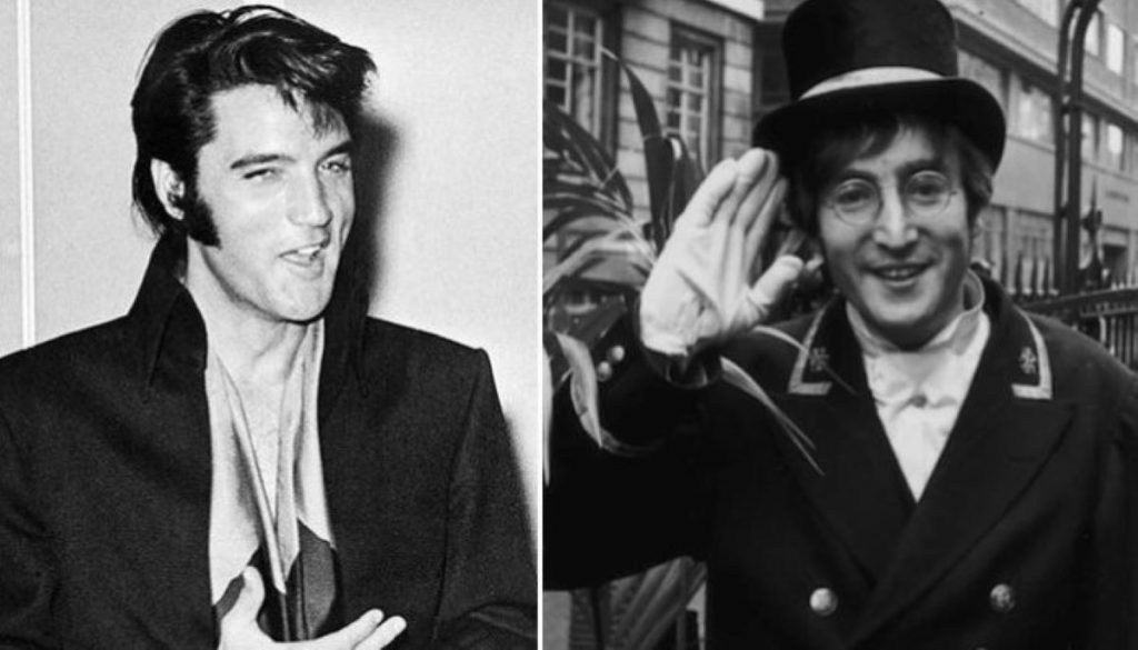 Cum au ajuns la cuțite Elvis Presley și John Lennon