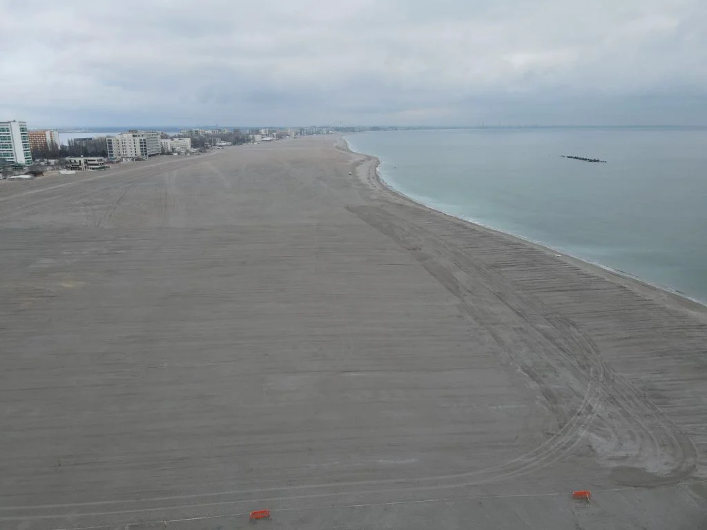 Cum arată acum plaja din Mamaia, după ce a fost mărită. Imagini spectaculoase