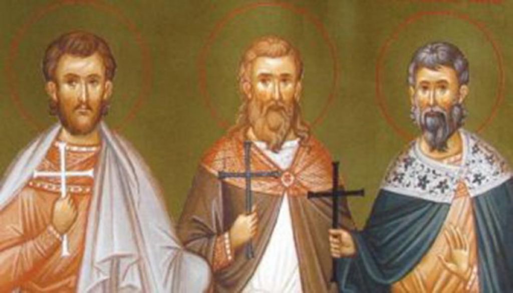 Trei martiri daco-romani - Calendar creștin ortodox: 26 aprilie