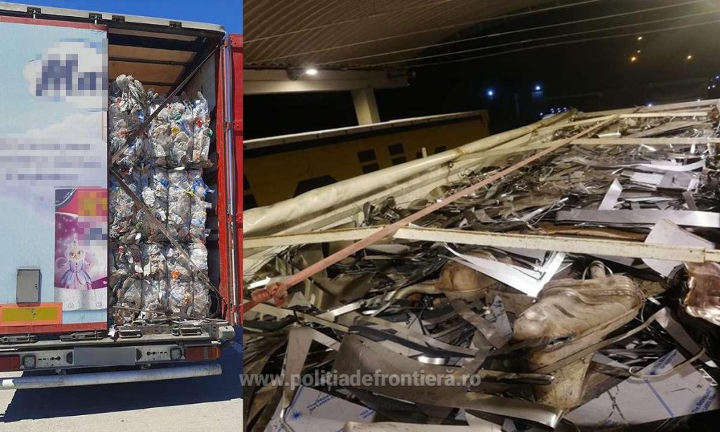 România, sufocată de gunoaiele importate. Altă captură de deșeuri la frontieră