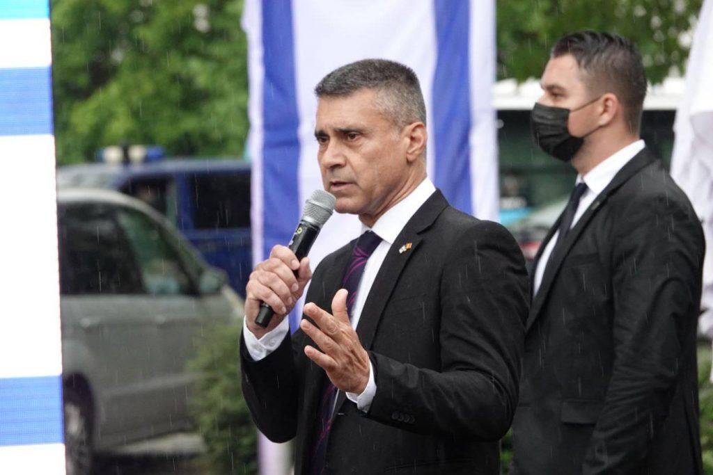 Eveniment de susținere a poporului israelian, la București. Ambasadorul David Saranga: Gruparea teroristă Hamas dăunează tuturor. FOTO