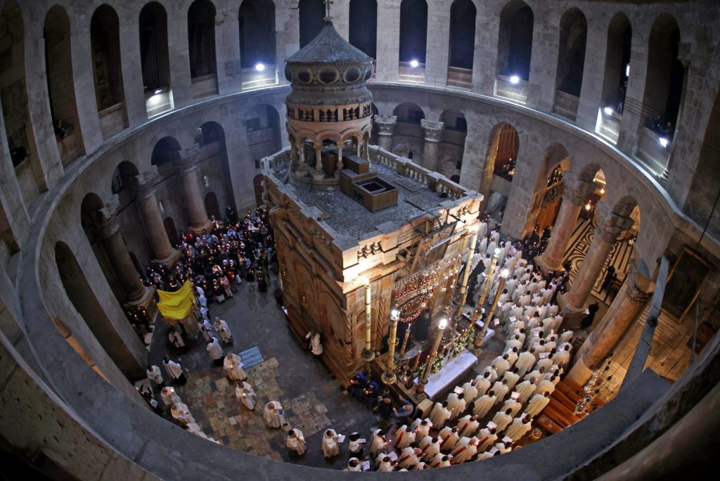 Biserica Sfântului Mormânt din Ierusalim, casa patimilor lui Hristos