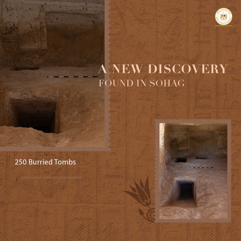 Descoperire importantă în Egipt. Arheologii au scos la iveală un site cu peste 250 de morminte antice