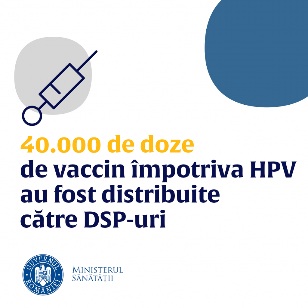 Ministerul Sănătății a distribuit 40.000 de doze pentru o nouă campanie de vaccinare. Ce categorie de români este vizată