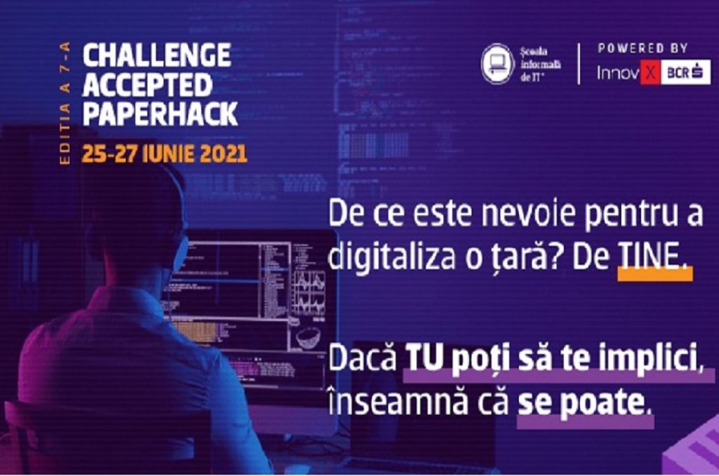 Digitalizarea instituțiilor. Specialiştii IT se întrec în Challenge Accepted Hackathon