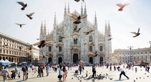Celebru monument istoric din Milano, vandalizat