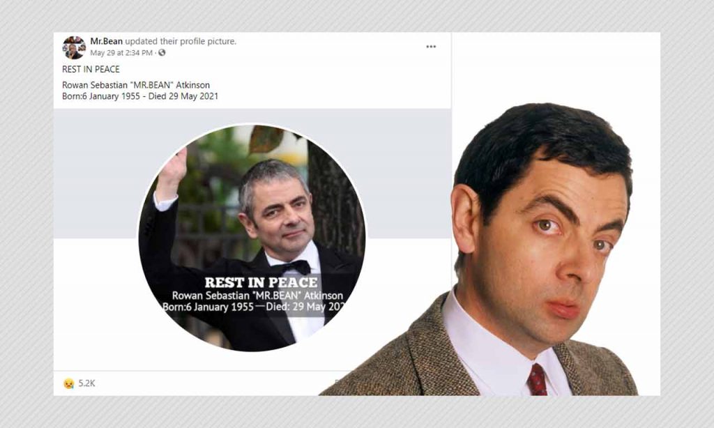 Mr. Bean şi-a panicat fanii. Mulţi au crezut că a murit şi chiar au plâns. Caz incredibil