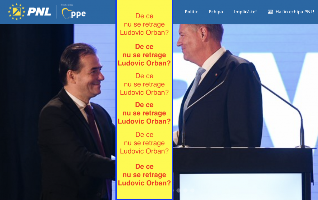 De ce nu se retrage Ludovic Orban? Războiul PNL-PNL continuă.