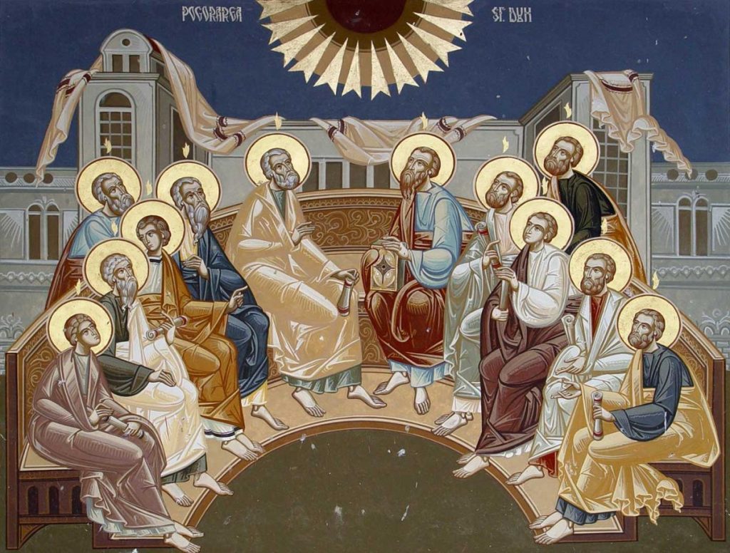 Pogorârea Sfântului Duh -  Calendar crești ortodox: 20 iunie