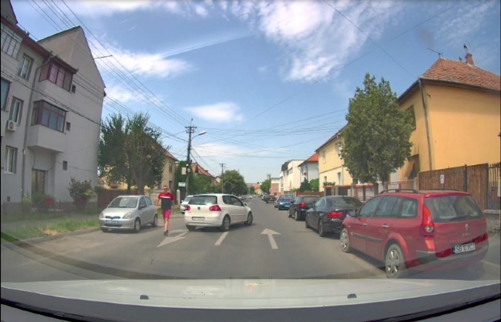 Situație alarmantă în Sibiu. A fost blocat în trafic și amenințat cu pistolul. Cum au reacționat autoritățile. VIDEO