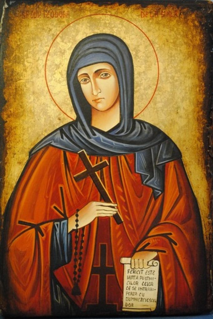 Calendar Creștin Ortodox, 7 august. Sfântă Teodora de la Sihla. Prima româncă trecută în rândul sfinților