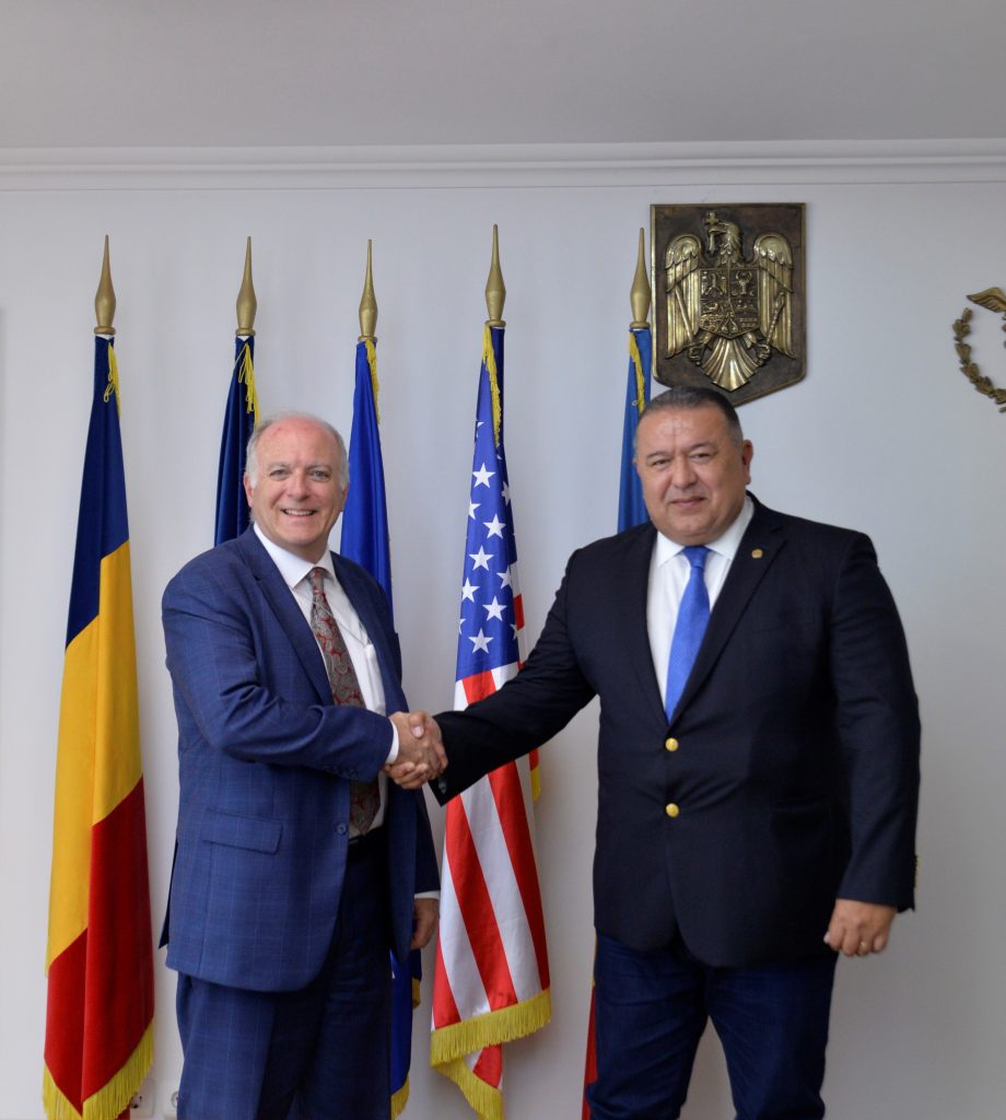 Președintele CCIR, Mihai Daraban, întâlnire de lucru cu Atașatul Comercial al Ambasadei SUA la București, Thomas Hanson