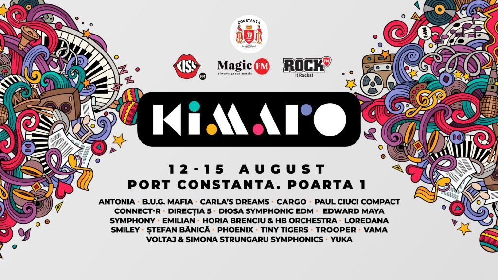 Kiss FM, Magic FM și Rock FM prezintă KIMARO, cel mai mare festival al muzicii românești