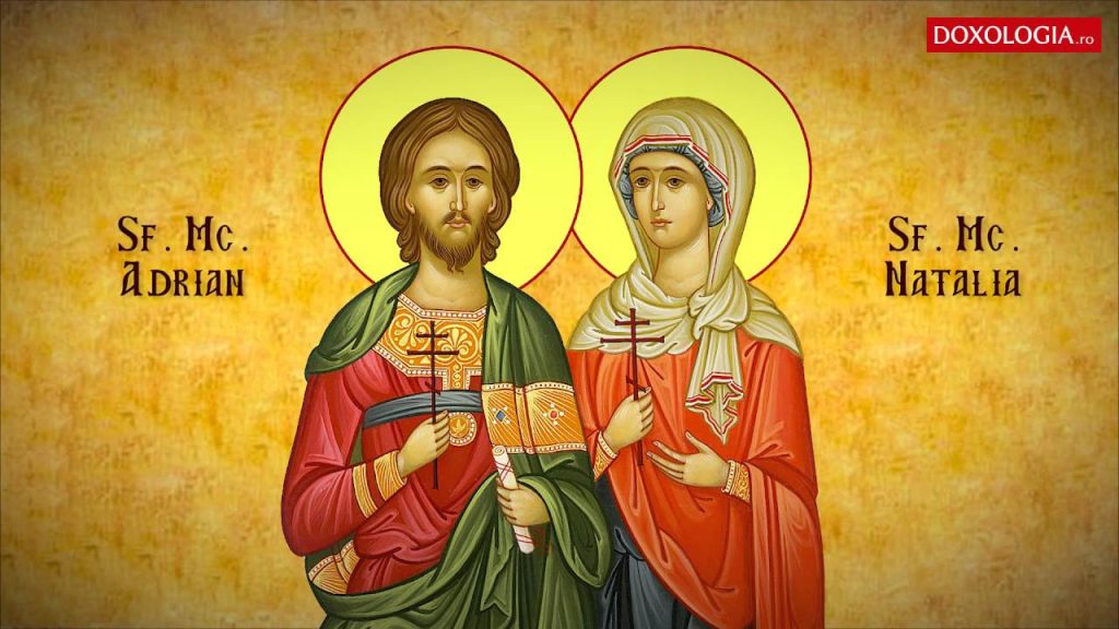 Calendar creștin ortodox, 26 august. Sfinții Adrian și Natalia