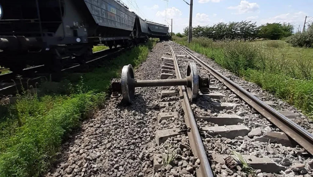 Un nou accident pe calea ferată din România. Vagonul unui tren a deraiat la Medgidia