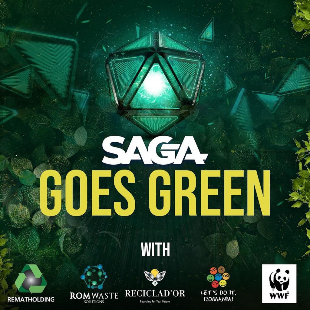 SAGA Festival lansează SAGA GOES GREEN, componenta eco-friendly care reduce amprenta de carbon