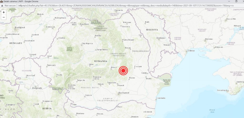 Cutremur puternic în România, vineri seara. INFP a oferit primele informații. Update