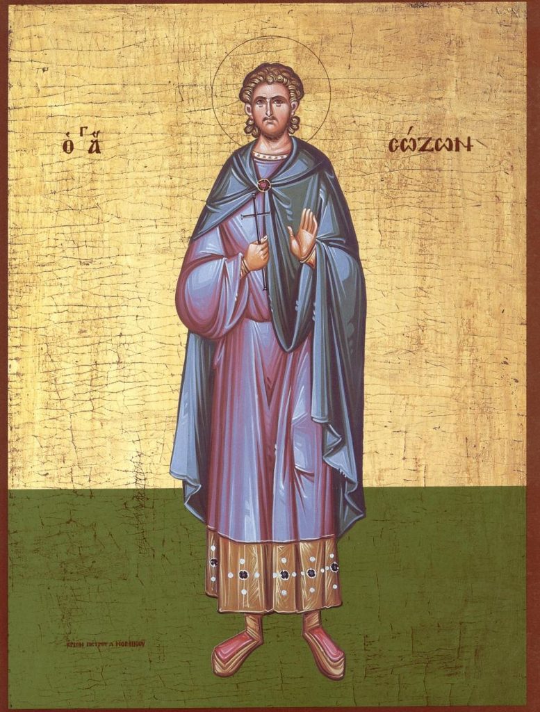 Calendarul Ortodox, 7 septembrie. Sfântul Mucenic Sozont, cel care a tăiat brațul „zeului”