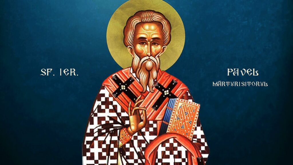 Calendar ortodox, 6 noiembrie. Sfântul Ierarh Pavel Mărturisitorul, patriarhul Constantinopolului