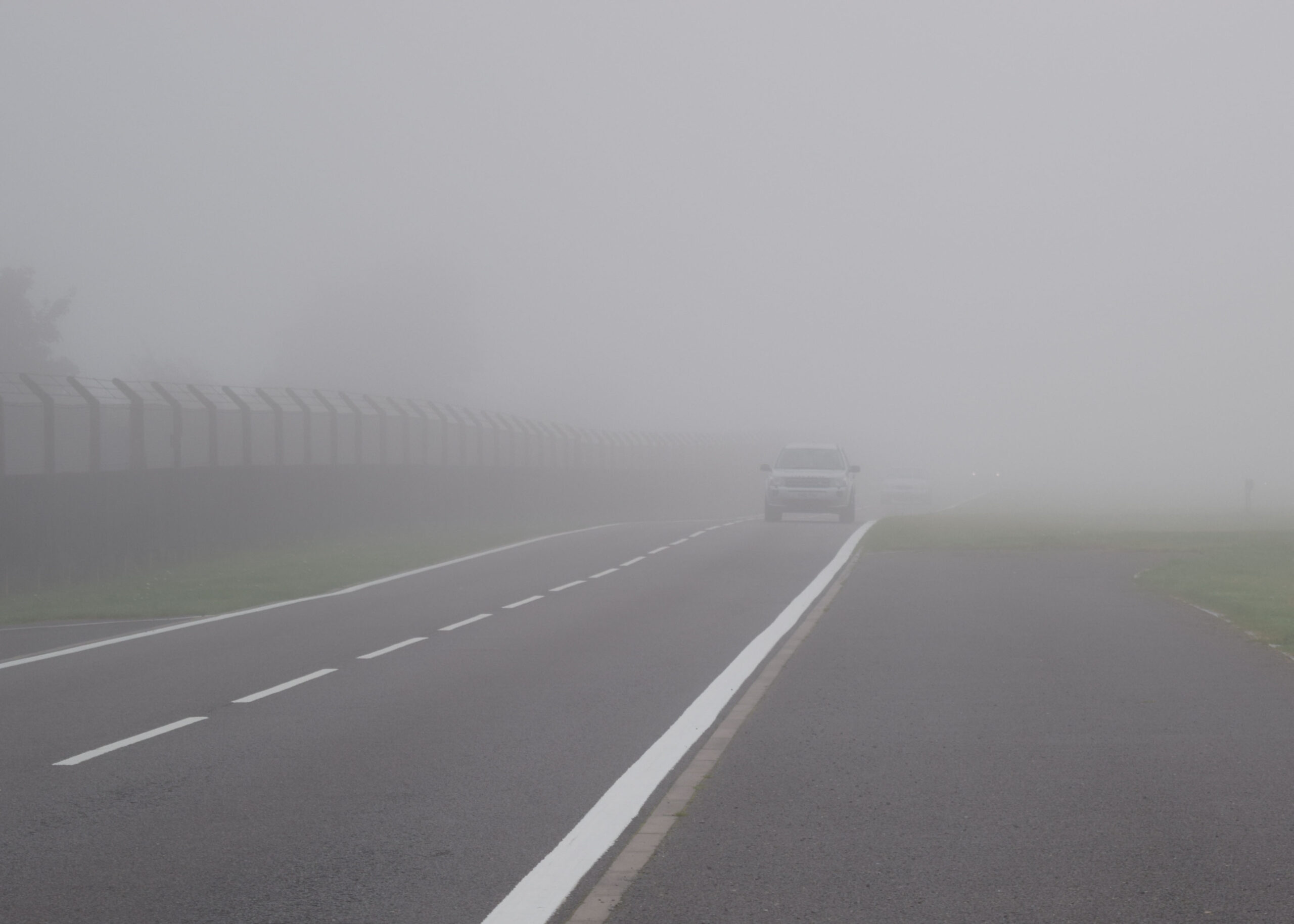 ceață, autostradă, fenomene extreme