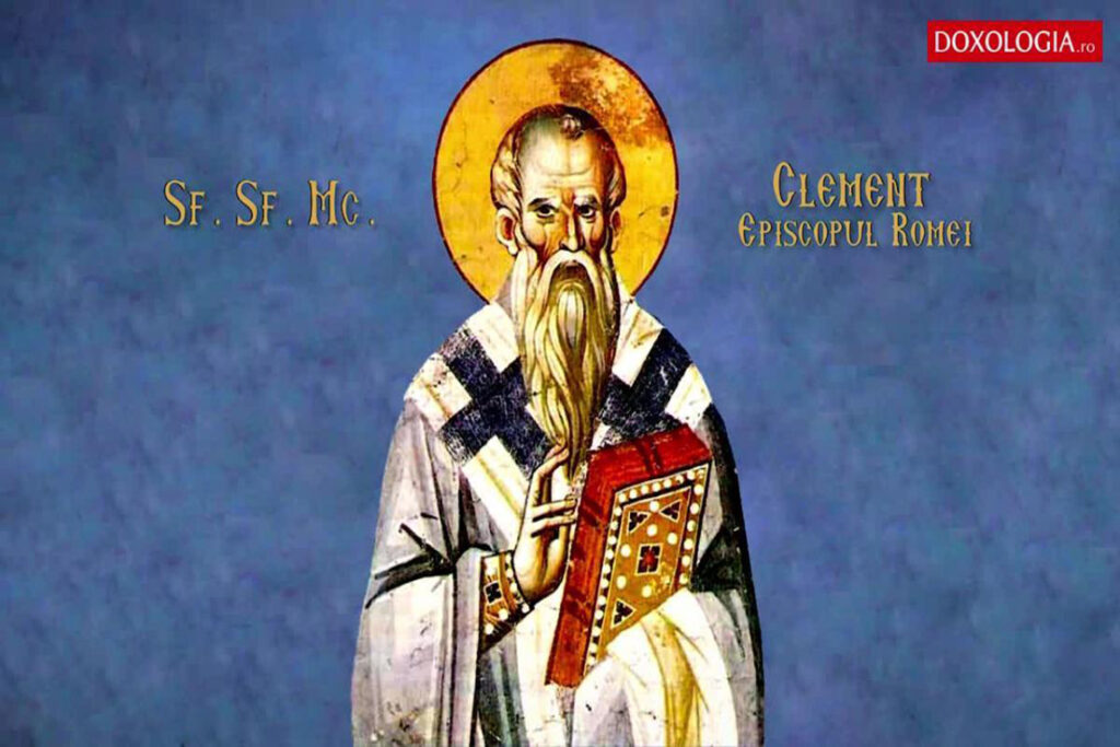 Calendar Ortodox, 24 noiembrie. Sfântul Mucenic Clement a fost episcop al Romei și a fost ucis pentru că nu a renunțat la credință