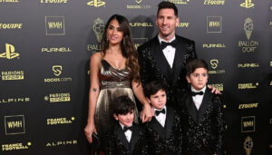 Lionel Messi alături de familie