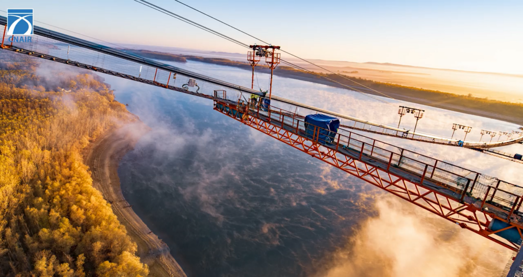 Imagini spectaculoase cu cel mai mare pod din România. Investiția este în topul construcțiilor europene. VIDEO