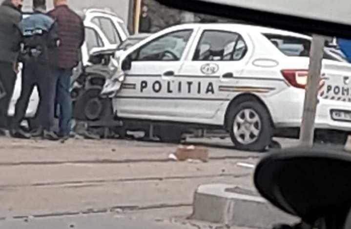 accident masina politie