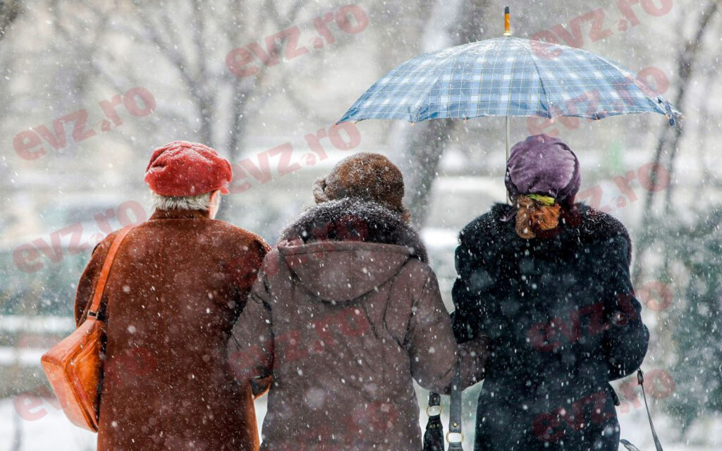 Vine iarna în România! Meteorologii anunță un val de aer rece cu lapoviță și ninsoare