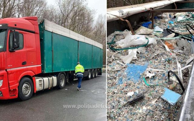 România, groapa de gunoi a Europei. Două tiruri au fost oprite la graniță