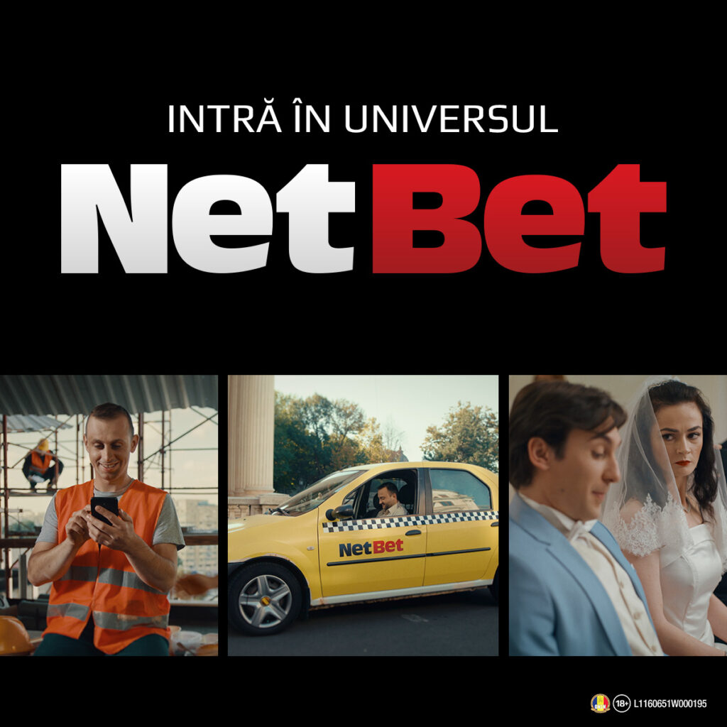 Noua campanie NetBet – abordare originală pentru promovarea jocurilor de noroc online