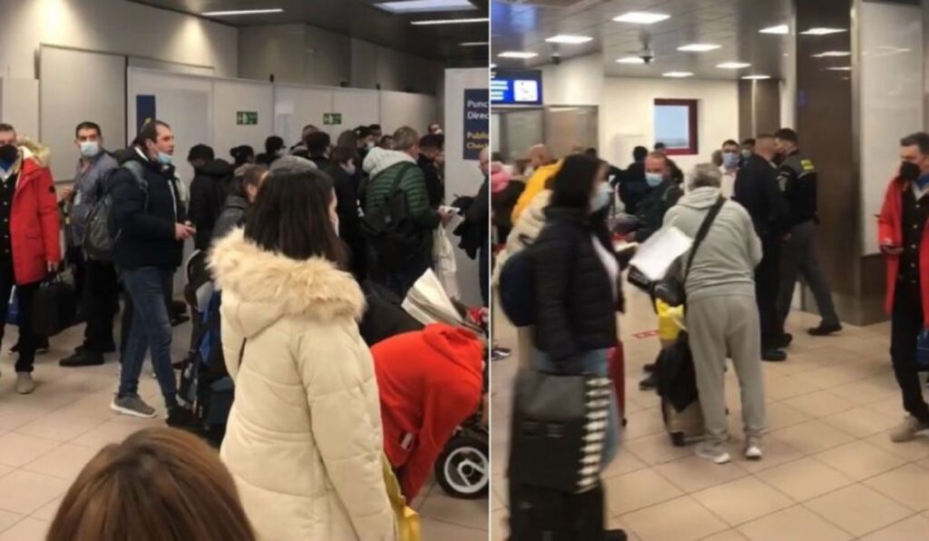 Debandadă totală pe aeroportul Otopeni. Oamenii au huiduit autoritățile și au fost aproape de o revoltă