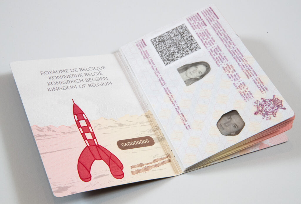 Belgia va emite noi pașapoarte din 7 februarie. Vor conține eroi din benzile desenate FOTO