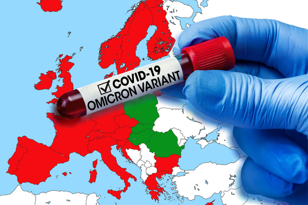 Record de infectări. Omicron lovește Europa în plin. Care sunt țările cele mai afectate