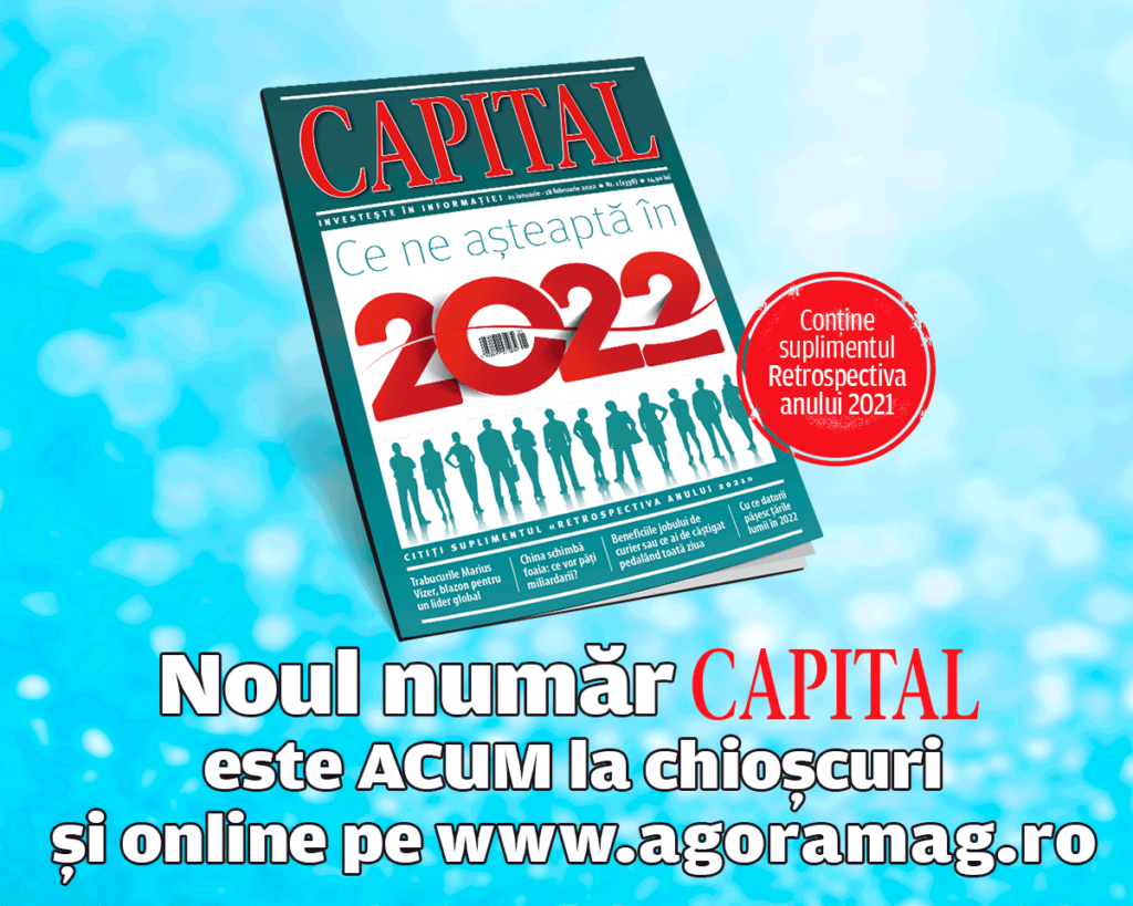 Noul număr al revistei Capital este de astăzi disponibil pe piață! Află noutăţile din domeniul  economic ale începutului de an!