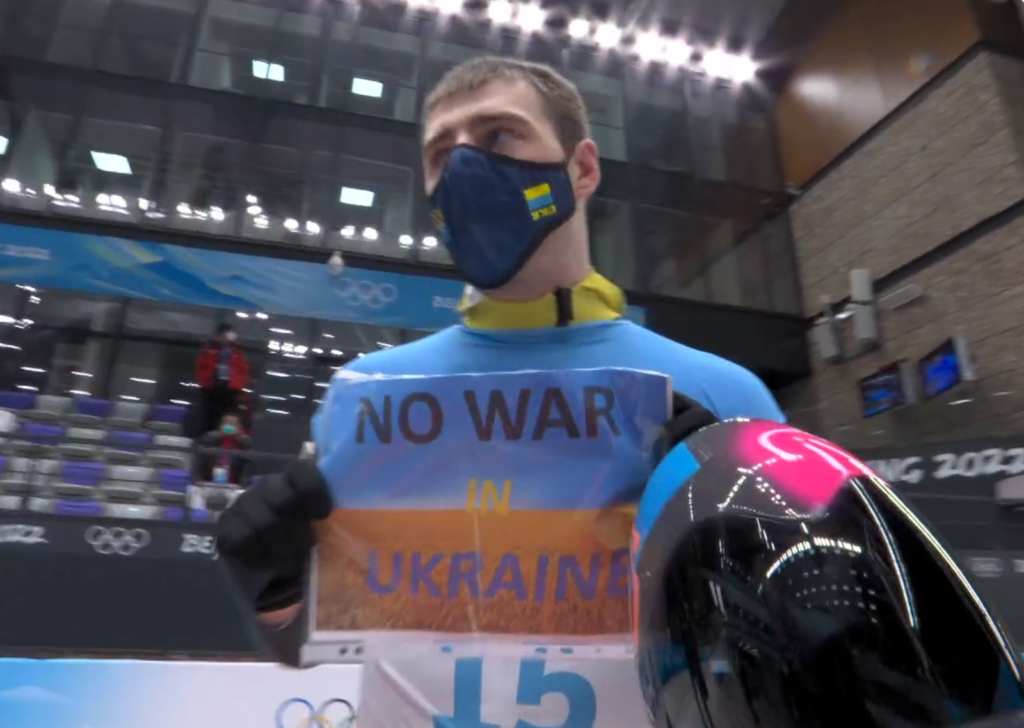Fără război în Ucraina! Mesaj transmis de la JO de Iarnă. A făcut-o cu riscul primirii unei sancțiuni