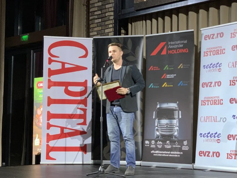 Codin Maticiuc, premiat la Gala Capital Performerii anului 2021. „Scopul meu final nu este să renovez toate spitalele”